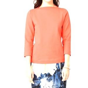 Kate Spade Saturday Slip Neck 3/4 Sleeve Tee Small